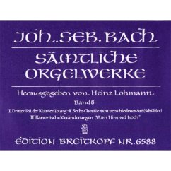 Bach Johann Sebastian | Varhanní skladby - Souborné vydání - 8. díl