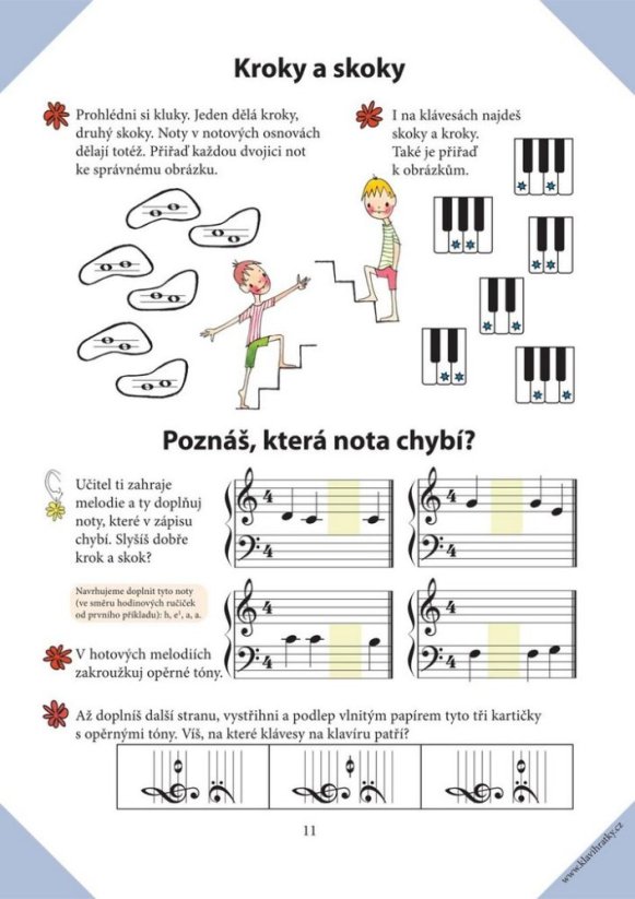 Album | Klavihrátky 1 - pracovní sešit - S tužkou a gumou u klavíru
