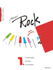 Schmitz Manfred | Mini Rock, Sešit 1 - 53 snadných skladeb pro klavír 2ms