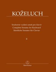 Koželuh Leopold | Souborné vydání sonát pro klavír 2. díl (Sonáty 13-24)