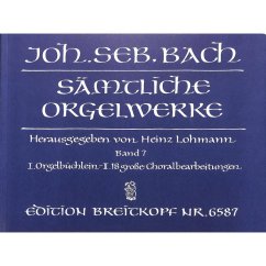 Bach Johann Sebastian | Varhanní skladby - Souborné vydání - 7. díl