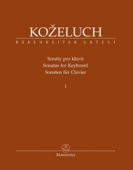 Koželuh Leopold | Souborné vydání sonát pro klavír 1. díl (Sonáty 1-12)