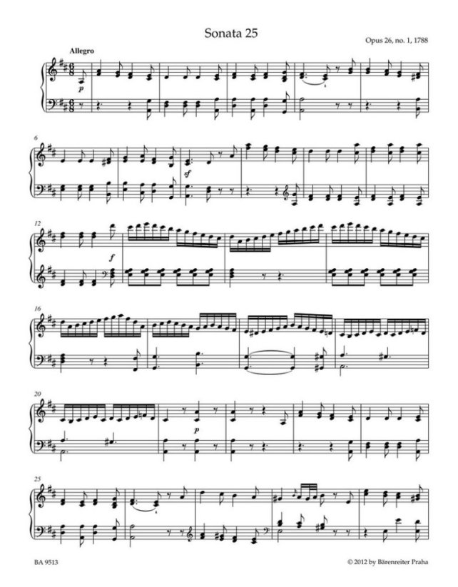 Koželuh Leopold | Souborné vydání sonát pro klavír 3. díl (Sonáty 25-37)
